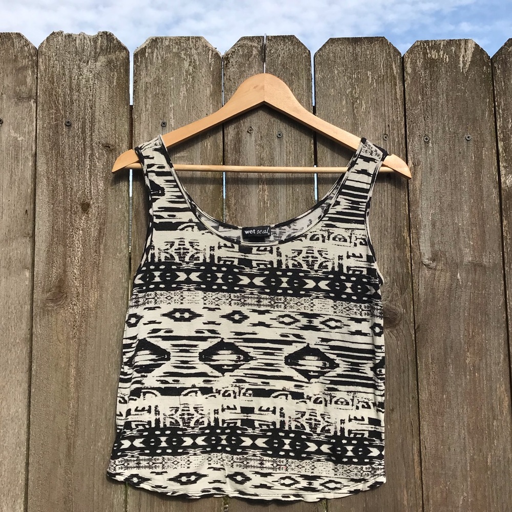 Wet Seal Crop Tank
